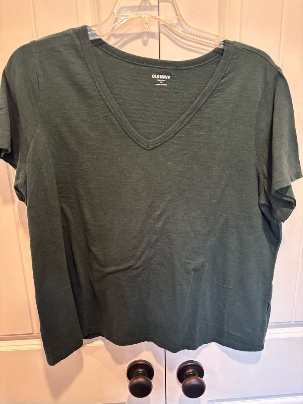 Old Navy Women’s Short Sleeve V-Neck Tee - Green